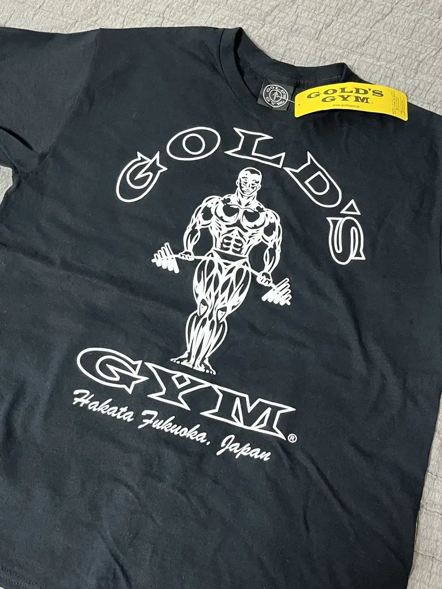 Goldgym T-shirt Japan limited edition Short sleeve black L