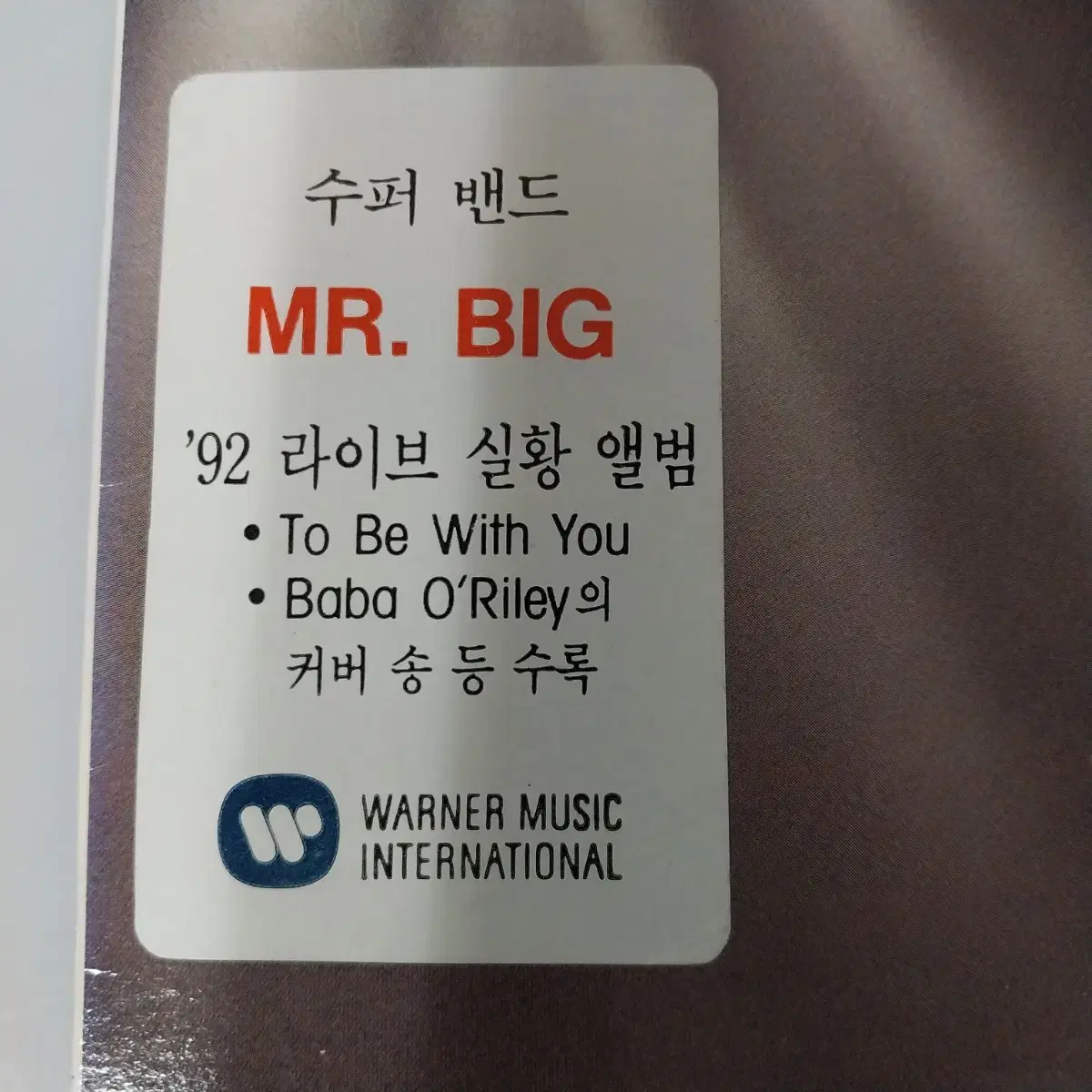 MR,BIG 미스터빅LIVE. LP