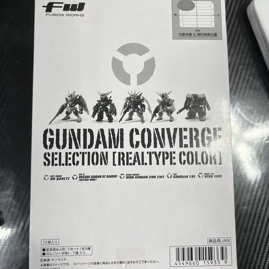 건담 컨버지 리얼타입 컬러 Gundam converge shokukgan