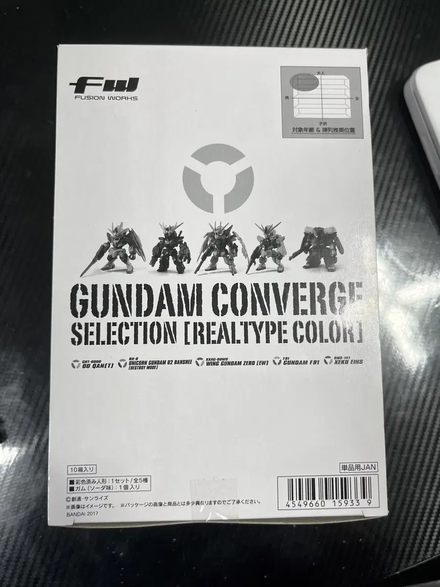 건담 컨버지 리얼타입 컬러 Gundam converge shokukgan