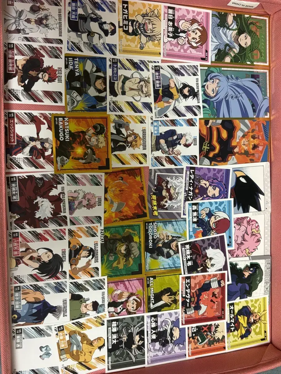 My Hero Academy Random Bookmarks photocard sticker Collection