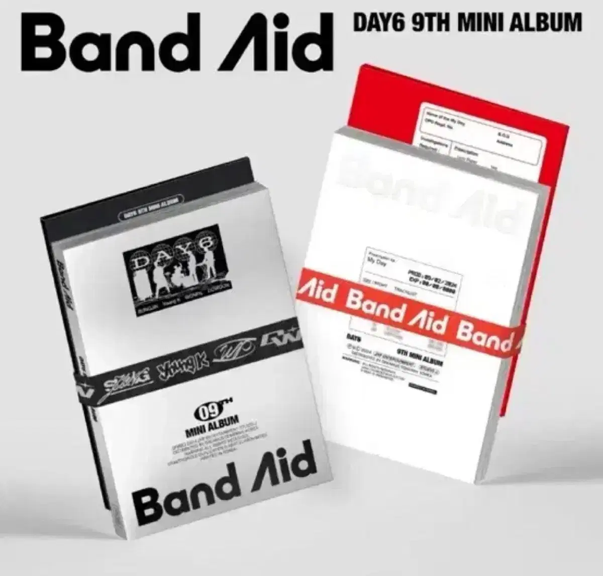 Day 6 sealed album Set of 2 Band-Aids (with poster)