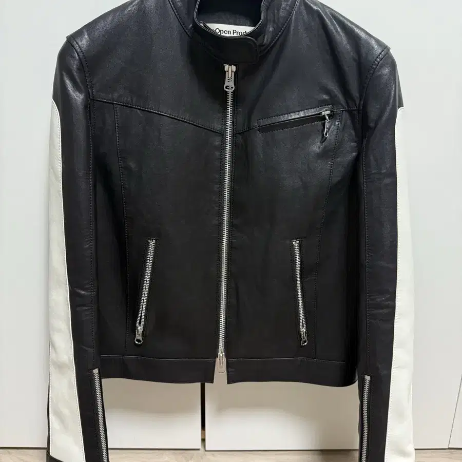 오픈와이와이 레더자켓 MULTI-ZIP BIKER JACKET