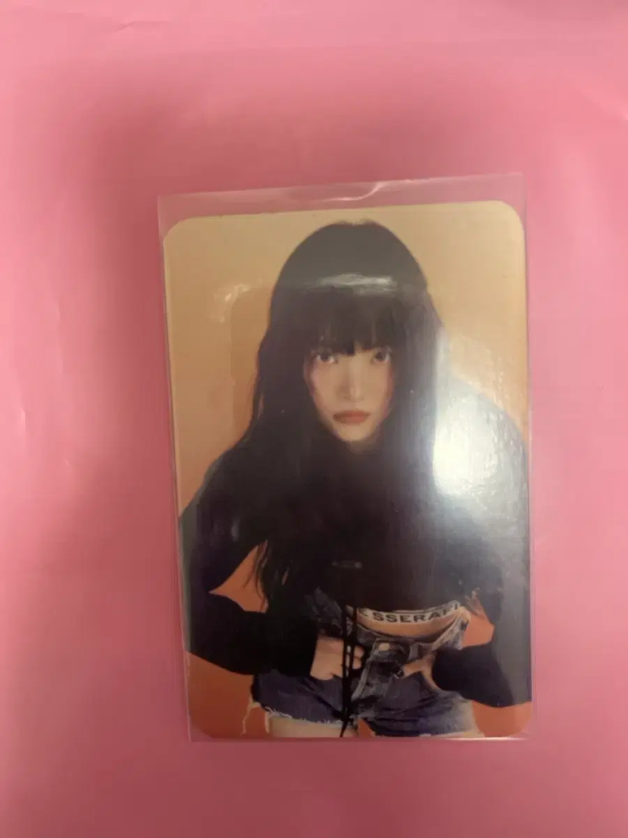 le sserafim hong eunchae aladin photocard