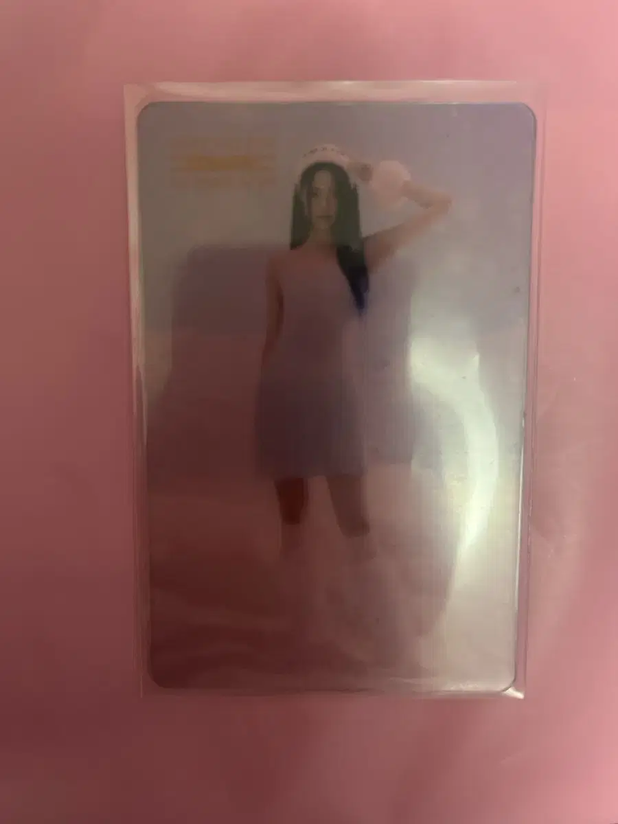 le sserafim hong eunchae aladin photocard