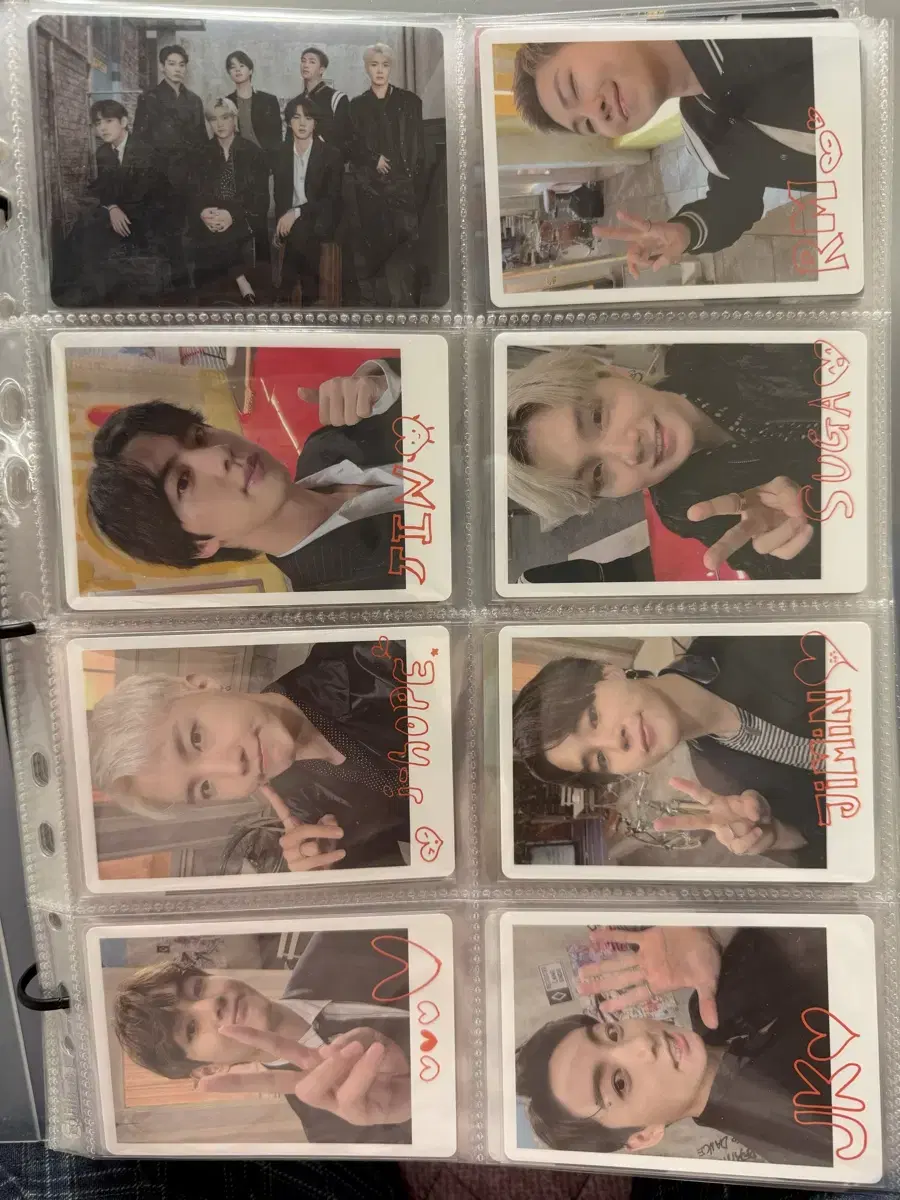 Bulk wts of Bangtan Puttuddle Mini Photocards