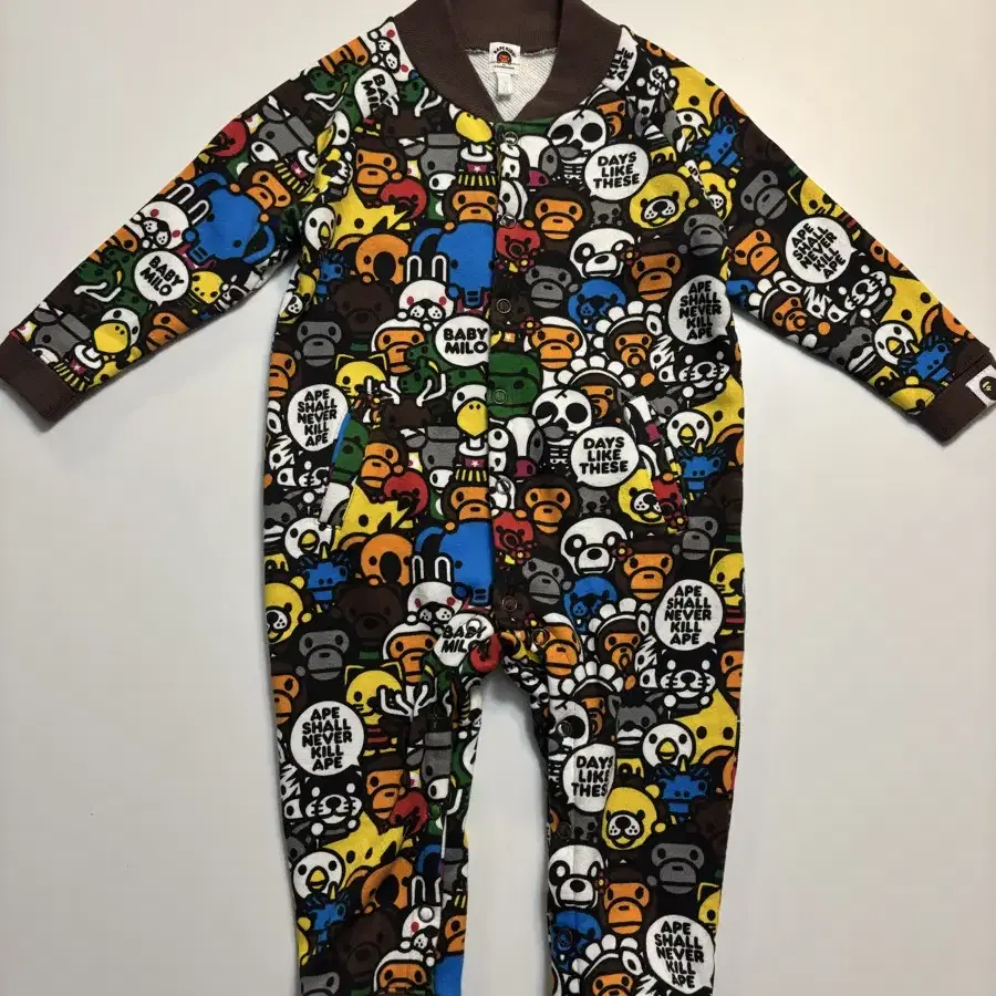 bape 베이프 키즈 a bathing ape 마일로 바디수트 우주복