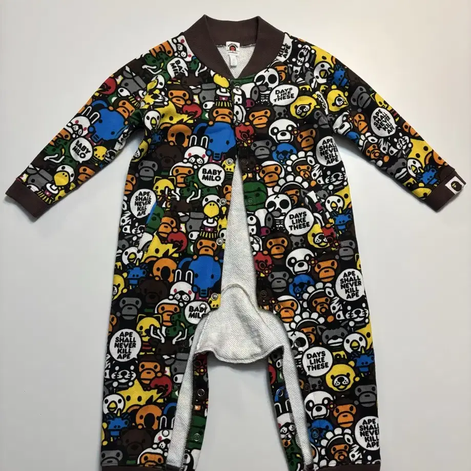 bape 베이프 키즈 a bathing ape 마일로 바디수트 우주복