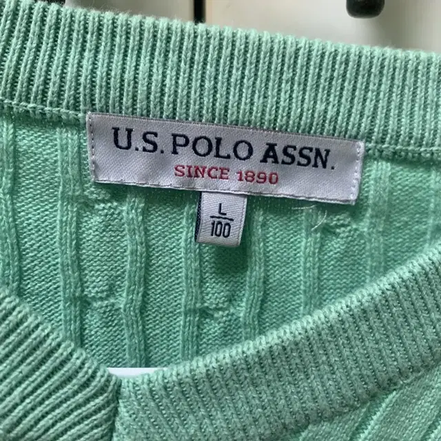 u.s polo 폴로 브이넥 니트