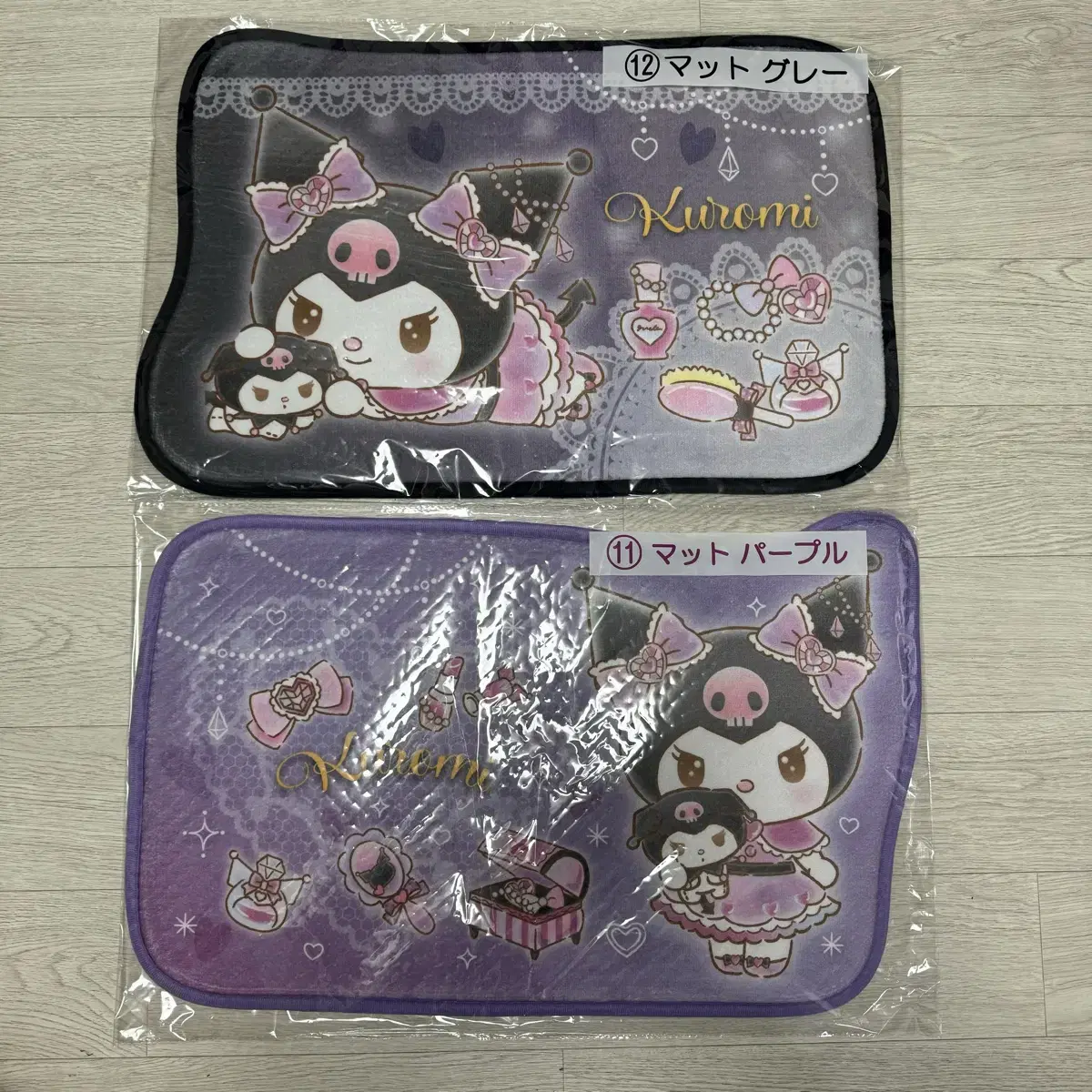 2 x Sanrio Kuromi Kuji Mats