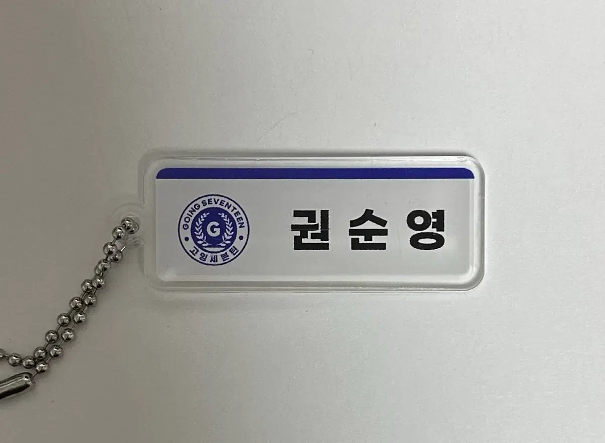 Seventeen hoshi Name Badge Keyring