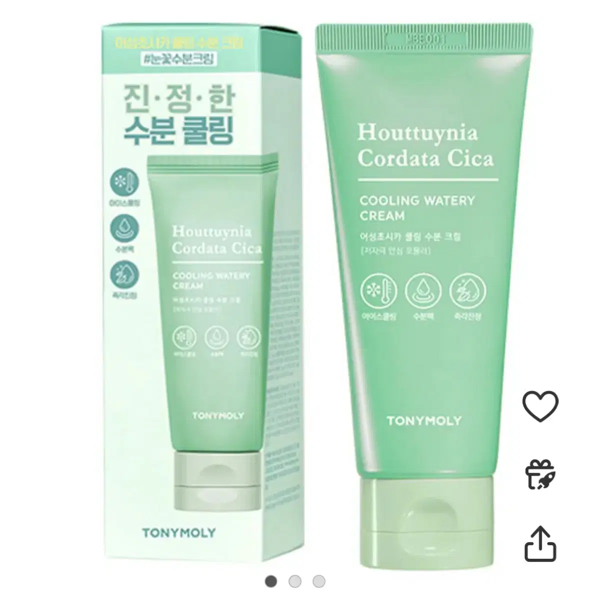 토니모리 어성초 시카 쿨링 수분크림 90ml