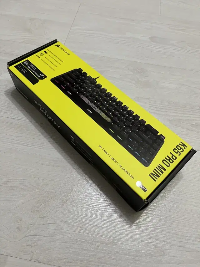 커세어 K65 PRO MINI OPX 광적축 게이밍 기계식 키보드