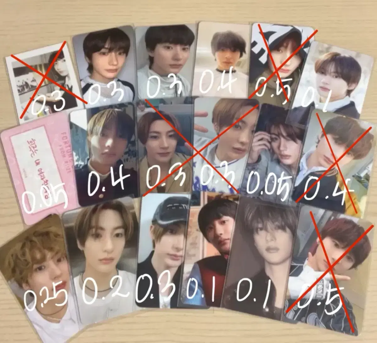 riize chanyoung lee chanyoung sell photocards