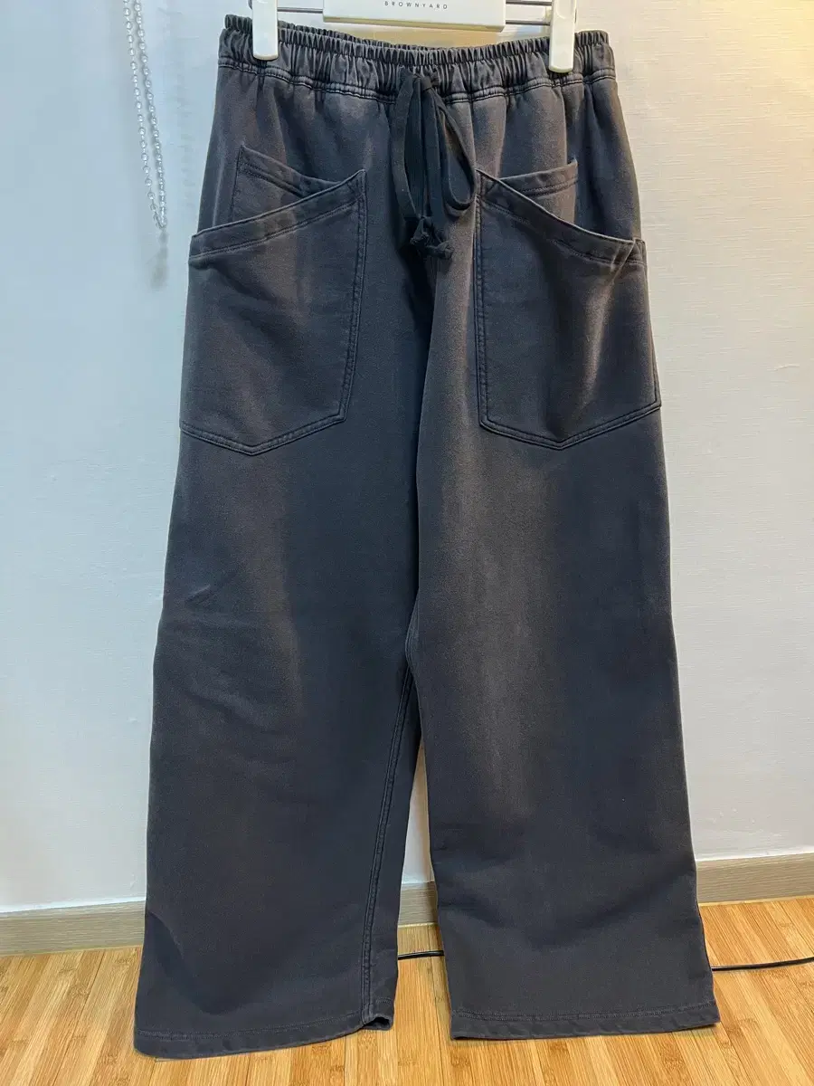 [2] Polyester No-Manual Docking Pants Charcoal