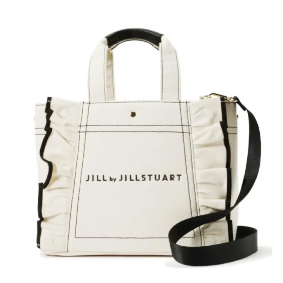 jill by jillstuart 질바질 프릴 도트백 스나계 양지뢰