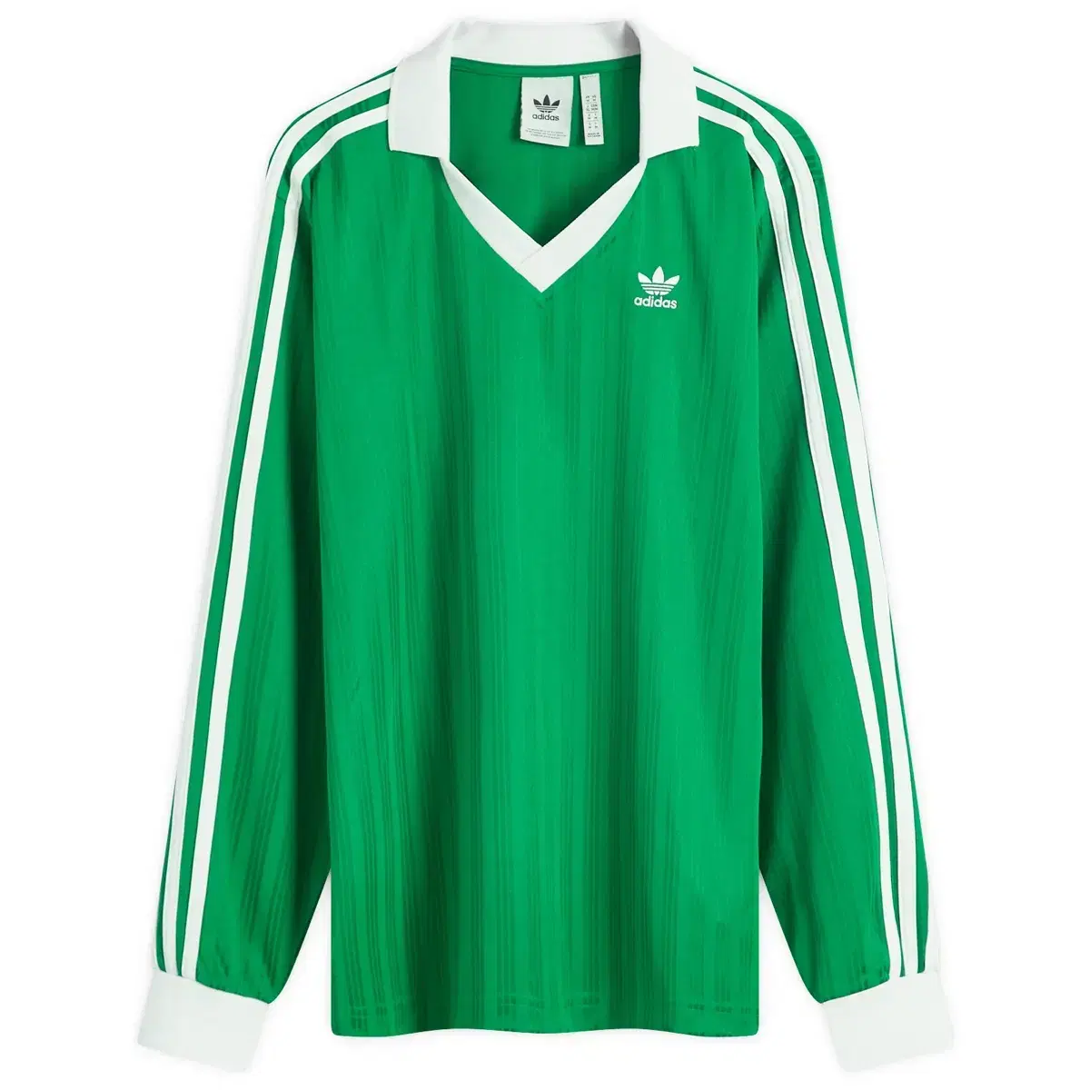 Brand New) Adidas Adidas Adidas Color Pique Football Long Sleeve Green Long Sleeve