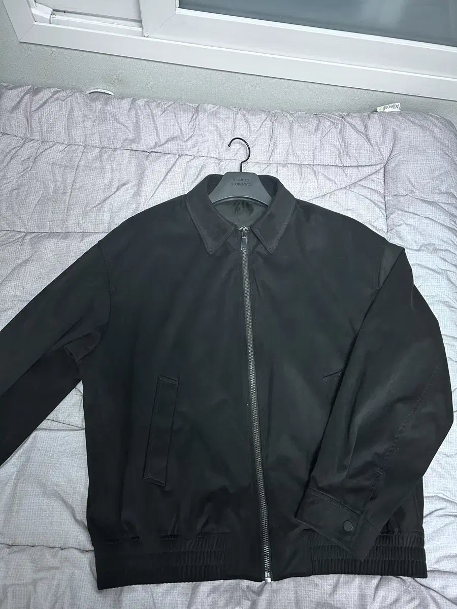 Zara Zara Faux Suede Bomber Jacket XL