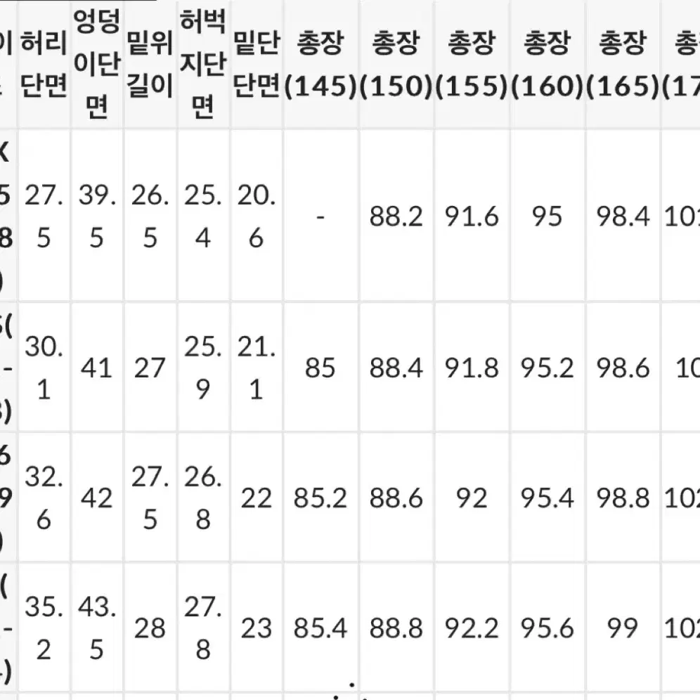 반하이 모찌슬랙스 세미부츠컷