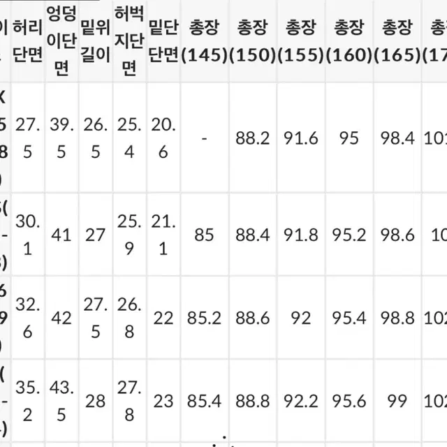 반하이 모찌슬랙스 세미부츠컷