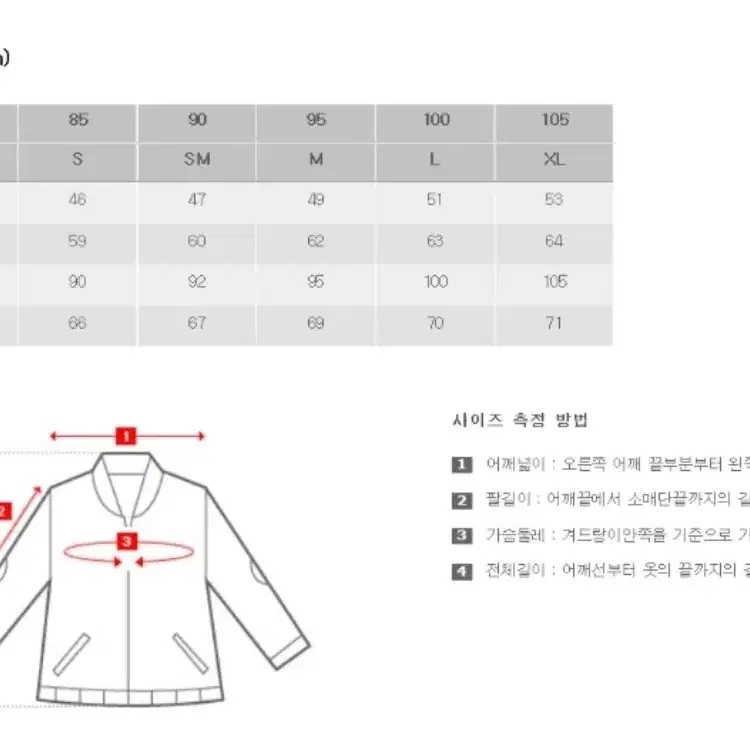 지프 남녀공용 M사이즈 스노우화이트 숏 다운 패딩 점퍼 66