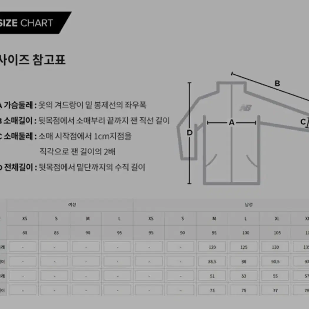 뉴발란스 바람막이