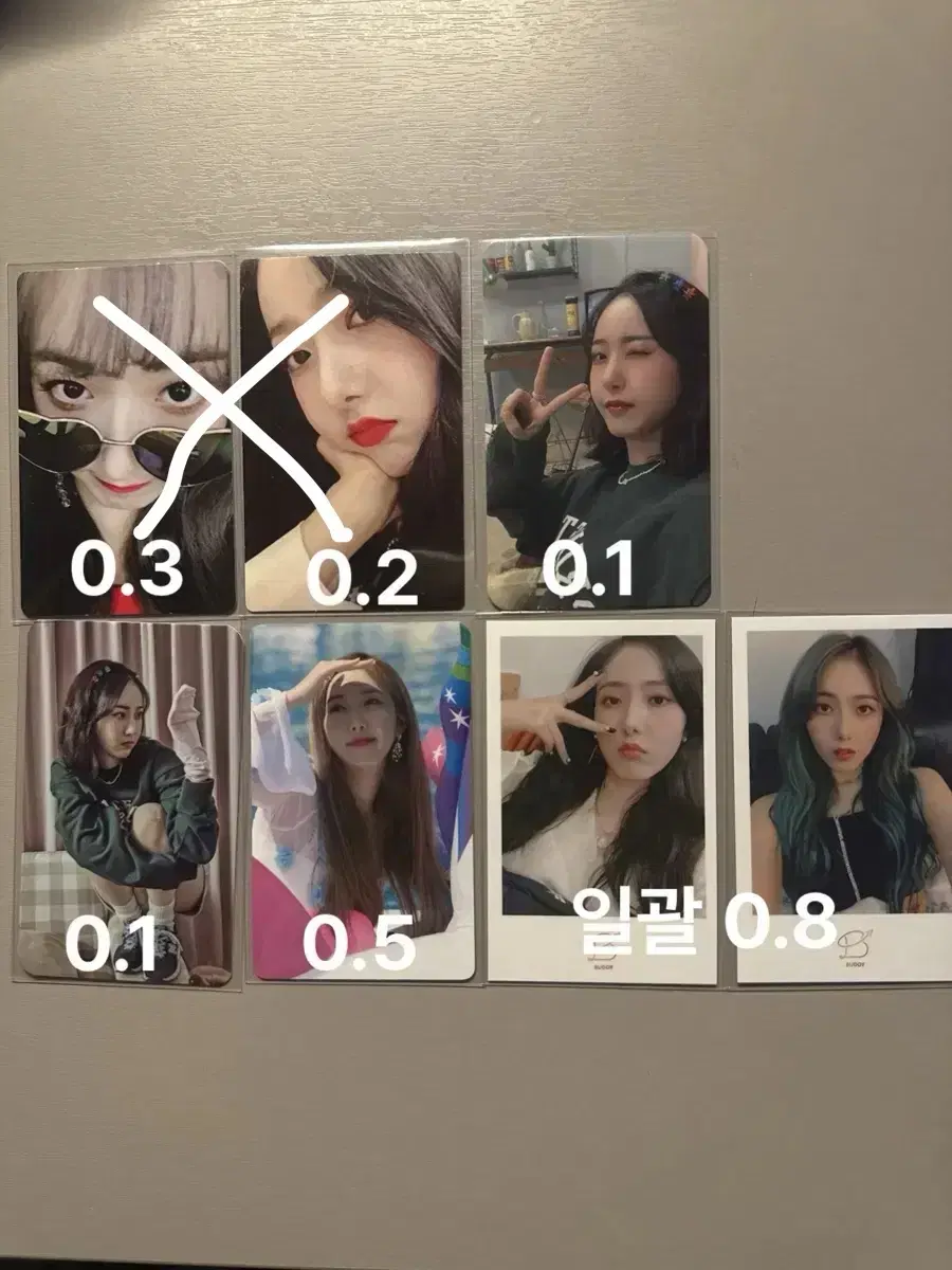 Gfriend eunbi photocard WTS