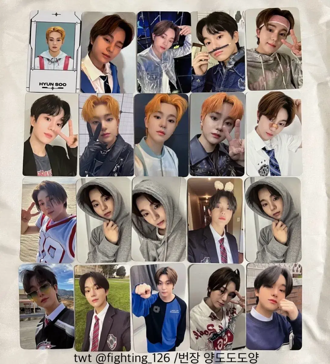 TNX The New Six Suspension photocard bulk wts Chapter 11