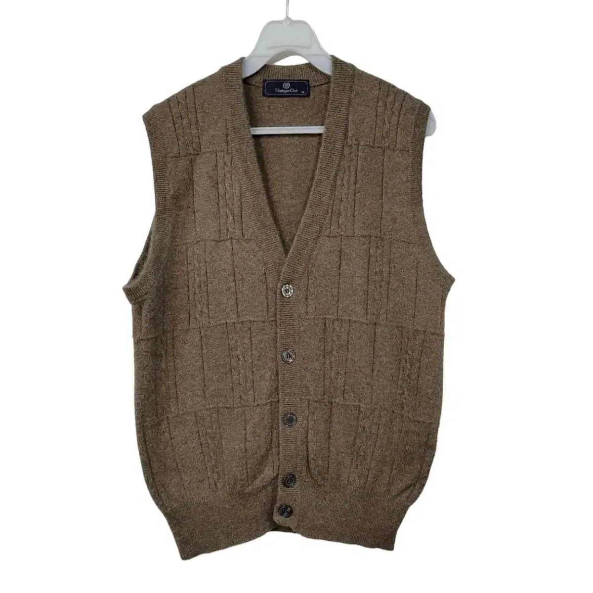 Overseas famous vintage club cashmere 100 percent vest