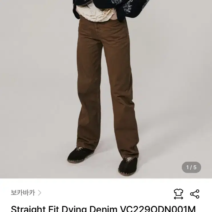 [VOCAVACA] Straight Fit Dying Denim