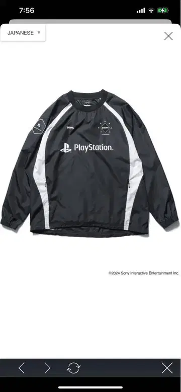 FCEB 24aw WARM UP PISTE BLACK S 새상품 피스테