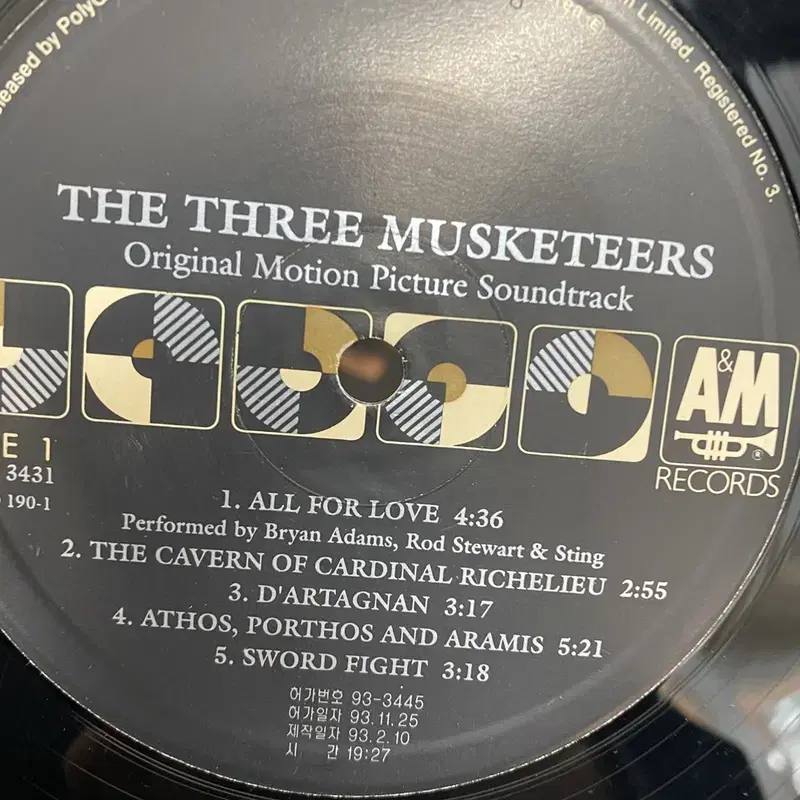 MUSKETEERS LP / AA3808