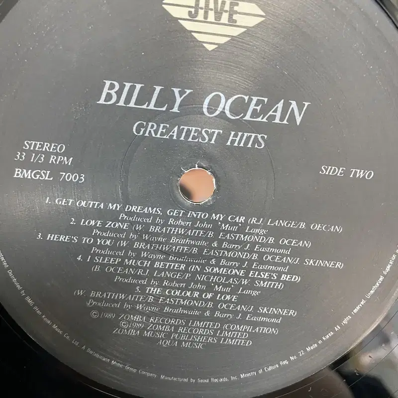 BILLY OCEAN  LP / AA3960