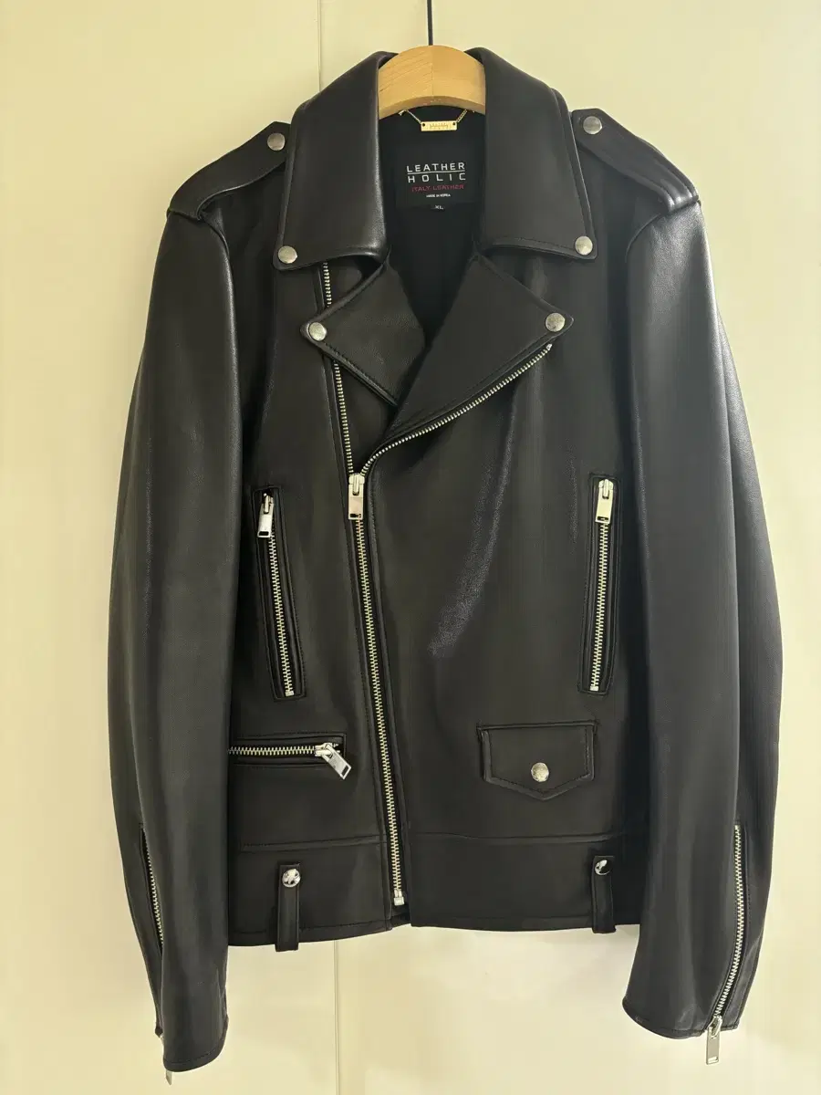 Rider jacket in Italian lambskin fabric