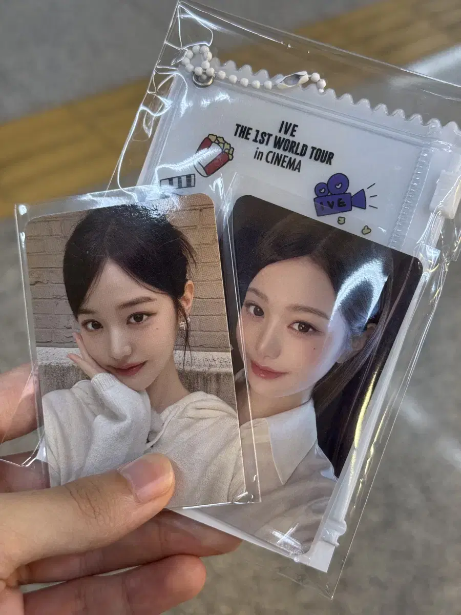 ive cinema popped up jang wonyoung photocard per