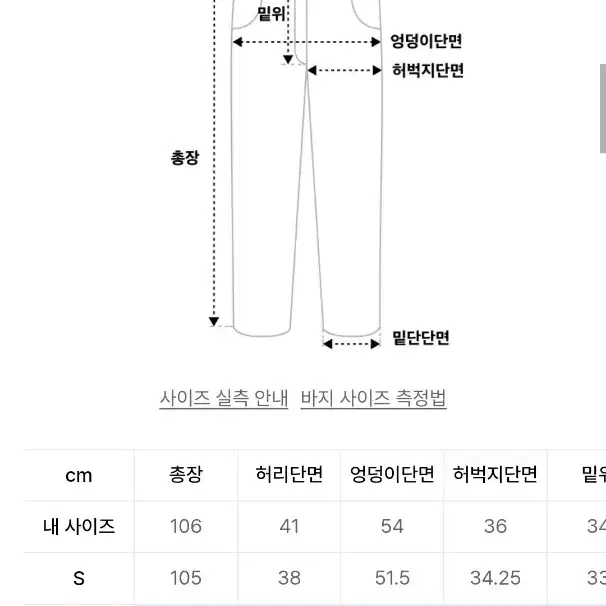 (새상품) 포트너스 라이트 투턱 와이드 데님 팬츠 연청