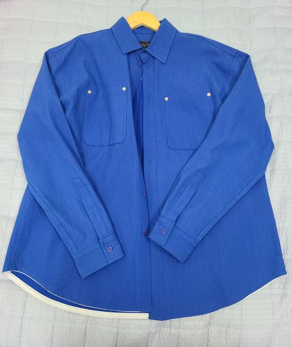 STU rivet shirt bloo rivet size L