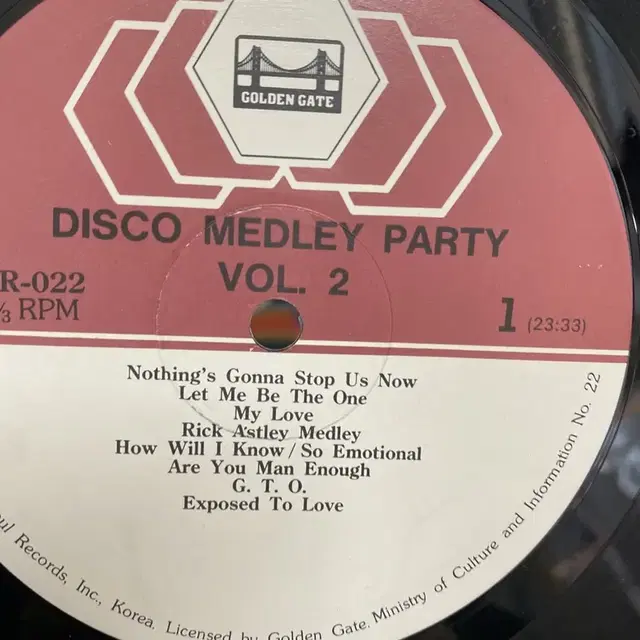 DISCO MEDLEY PARTY LP / AA4183