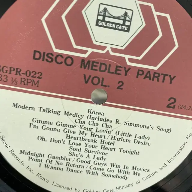 DISCO MEDLEY PARTY LP / AA4183