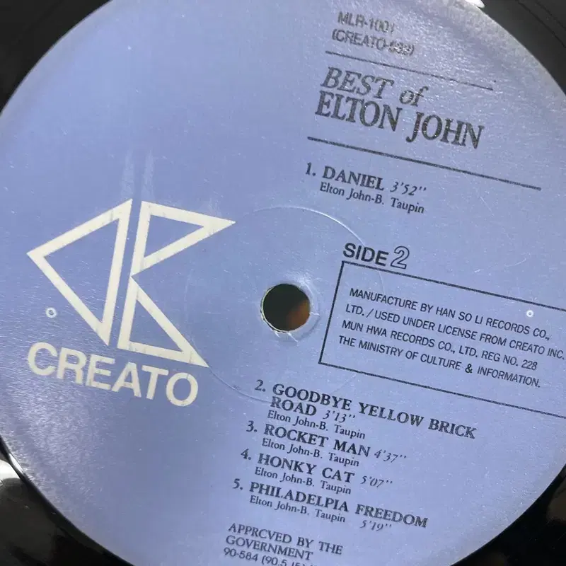 ELTON JOHN BEST  LP / AA4312