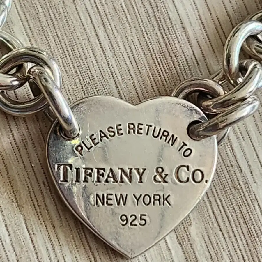 티파니 앤코 하트 태그 팔찌 tiffany bracelet