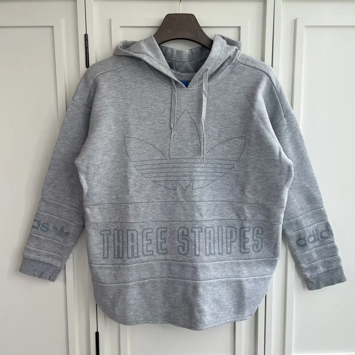 [L]Adidas Gray Hoodie CH6099