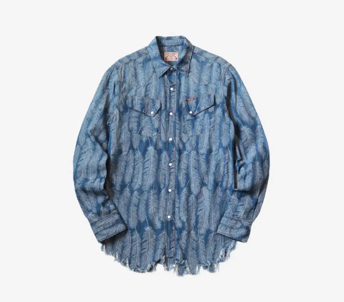 Capital 5oz McPhee Denim Western Shirt Light Indigo