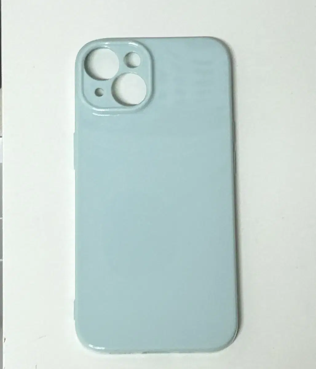 iPhone 14 glossy phone case pastel haneul