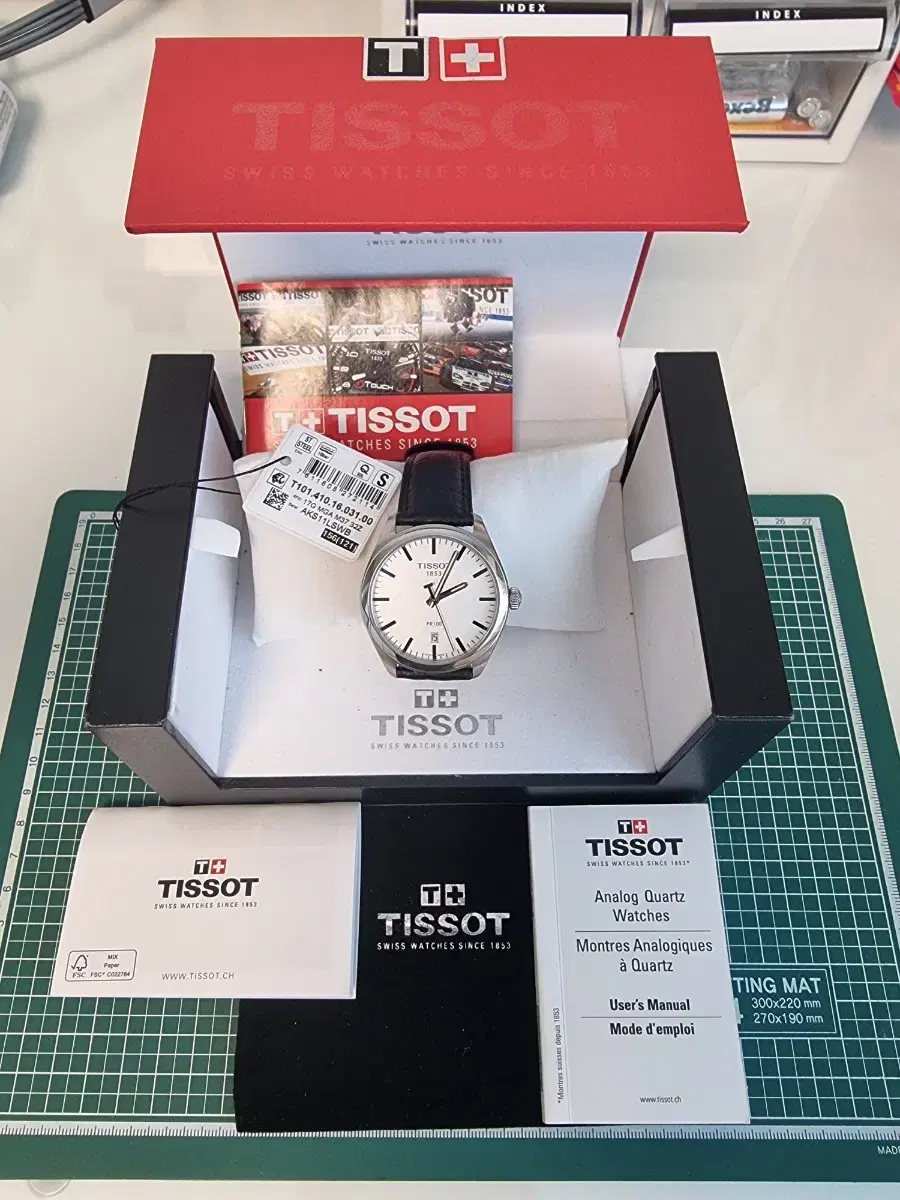 티쏘 (TISSOT) PR100 쿼츠시계 풀박스