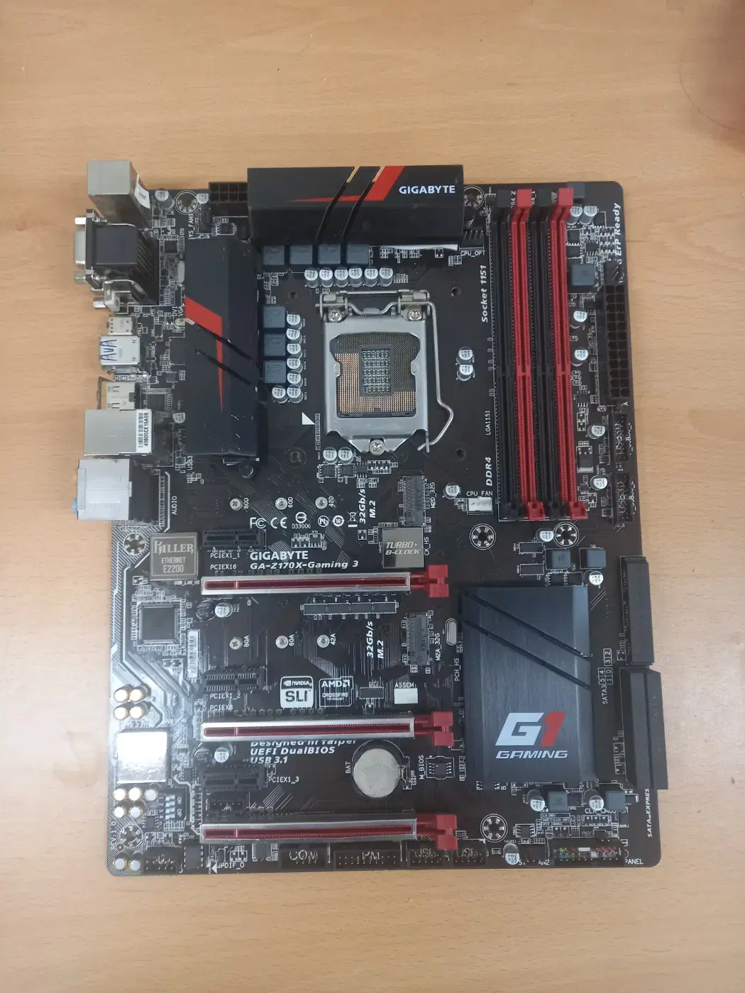 기가바이트 Z170X-GAMING3 백패널X 판매합니다