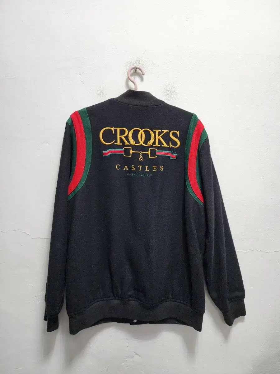 Crooks N Castle Woolen Stadium Jacket