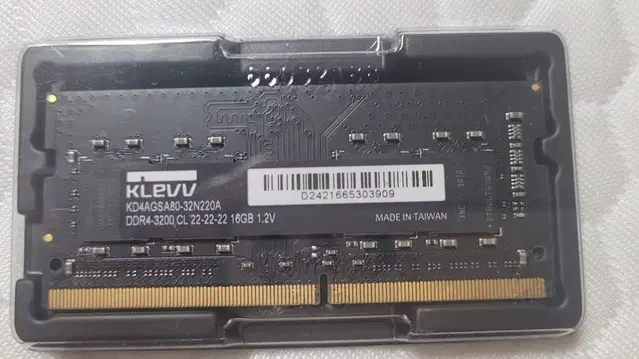 KLEVV 노트북 램 메모리 DDR4 - 3200 mhz 16G