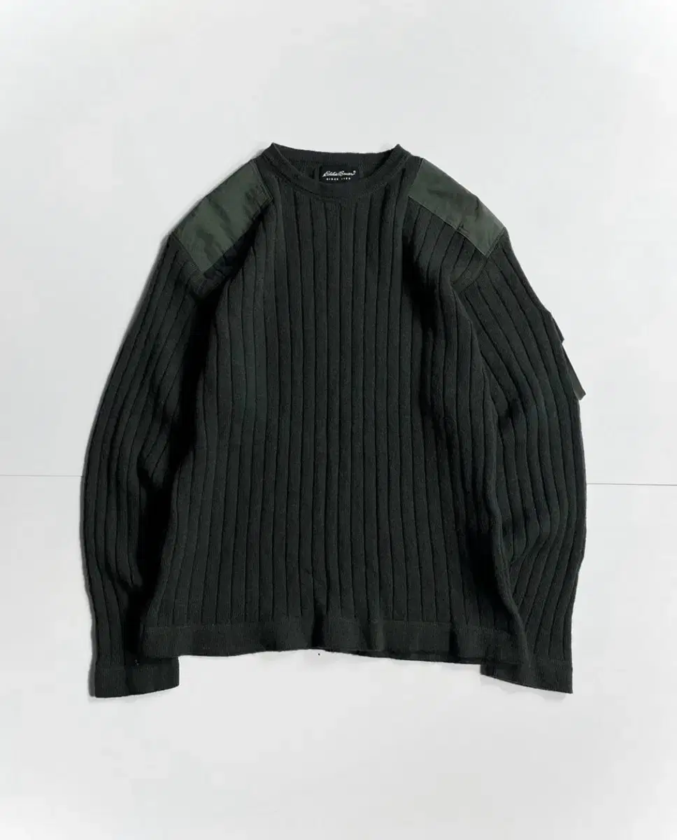 Eddie Bauer nylon patch sweater