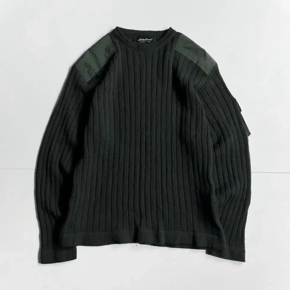 Eddie Bauer nylon patch sweater